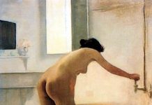 Ramon Casas, en el baño. Paris, 1895