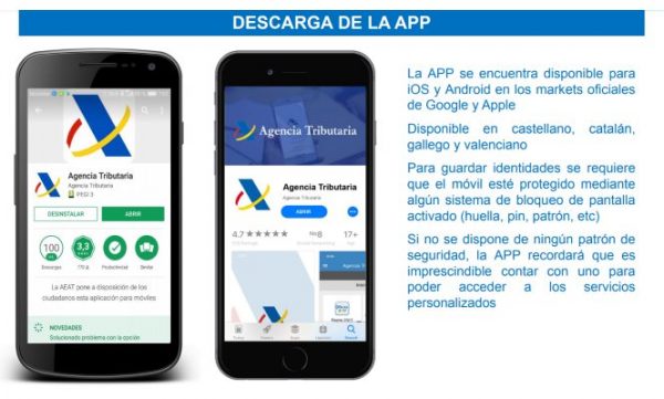 renta-descarga-app-600x361 Arranca la campaña de la Renta de 2017: App y "Le llamamos":