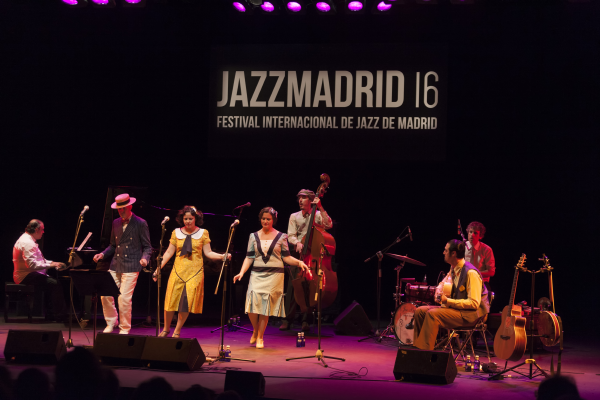 O' Sister! al completo en concierto en Jazz Madrid 16. Foto Álvaro López del Cerro/Destino Madrid