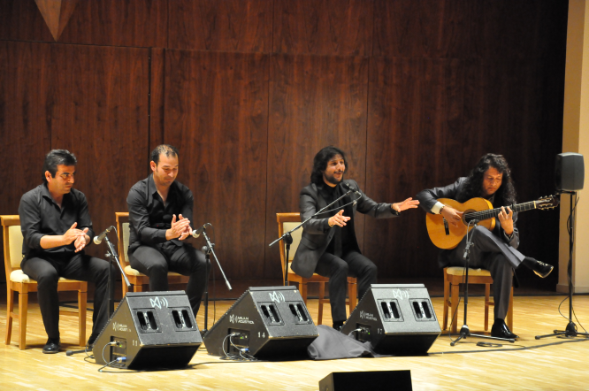 Antonio Reyes, Diego Amaya y palmeros. Auditorio Nacional de Madrid. Fotos CNDM
