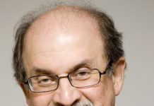 Salman Rushdie (India / USA), photographed April 26, 2007, New York. © Beowulf Sheehan / PEN American Center / Opale