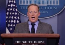 Sean Spicer, portavoz de la Casa Blanca