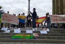 Emigrantes de Sidi Ifni se manifiestan en París en solidaridad con los detenidos en Marruecos