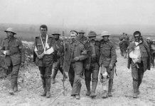 Soldados heridos en la primera guerra mundial
