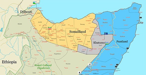 somalilandia-mapa Somalilandia se juega su futuro en el puerto de Berbera