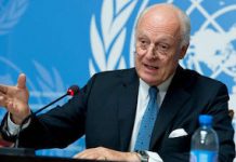 Staffan de Mistura, mediador de la ONU para Siria. Foto: @ItMissionUNNY