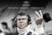 Steve McQueen en el cartel de Le Mans