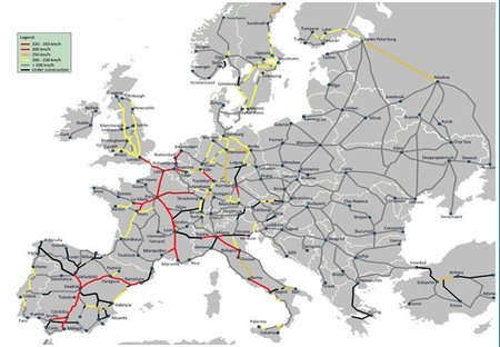 tren-europeo Accesibilidad: El transporte ferroviario europeo no es accesible