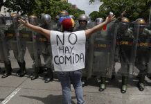 Protestas en las calles de Venezuela. Foto AI/Getty/AFP