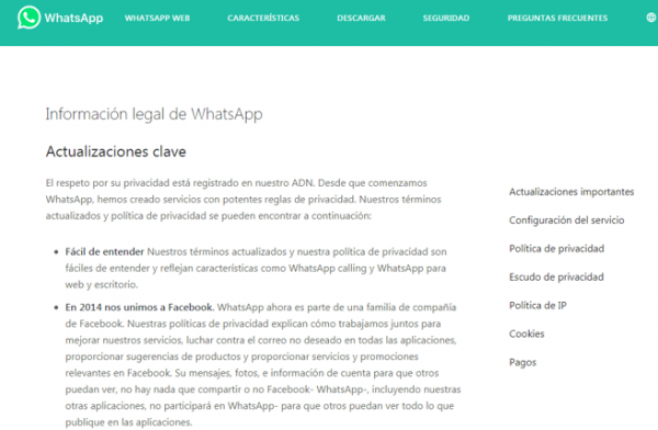 whatsApp-privacidad-600x392 Facebook y WhatsApp no podrán ser utilizadas por menores de 16 años