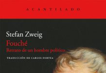 Portada de “Fouché. Retrato de un hombre político” (Acantilado),de Stefan Zweig